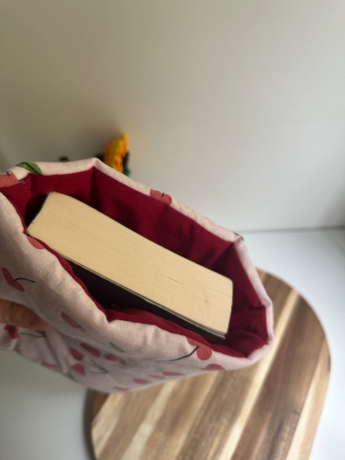 Housse à livre Cerises Coeurs - Broché