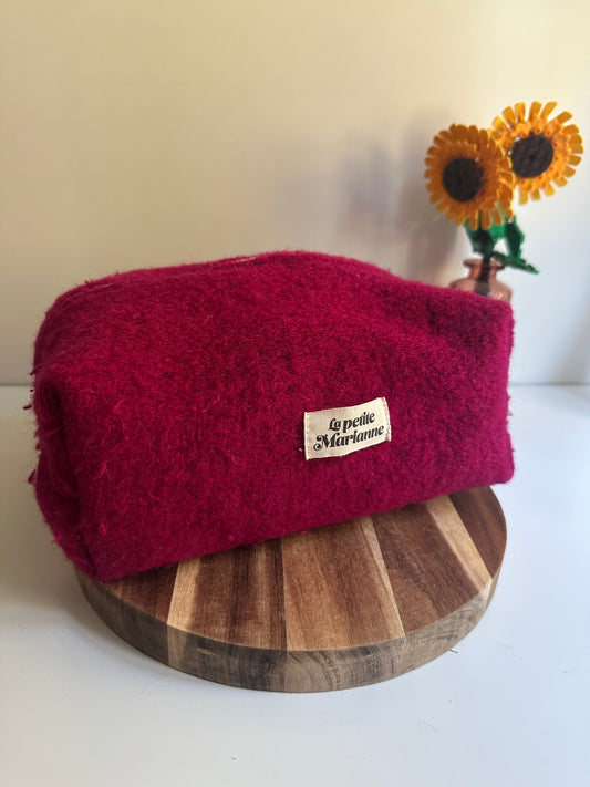Trousse de toilette fuschia