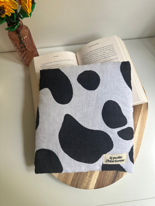 Housse à livre Vache noir - Broché