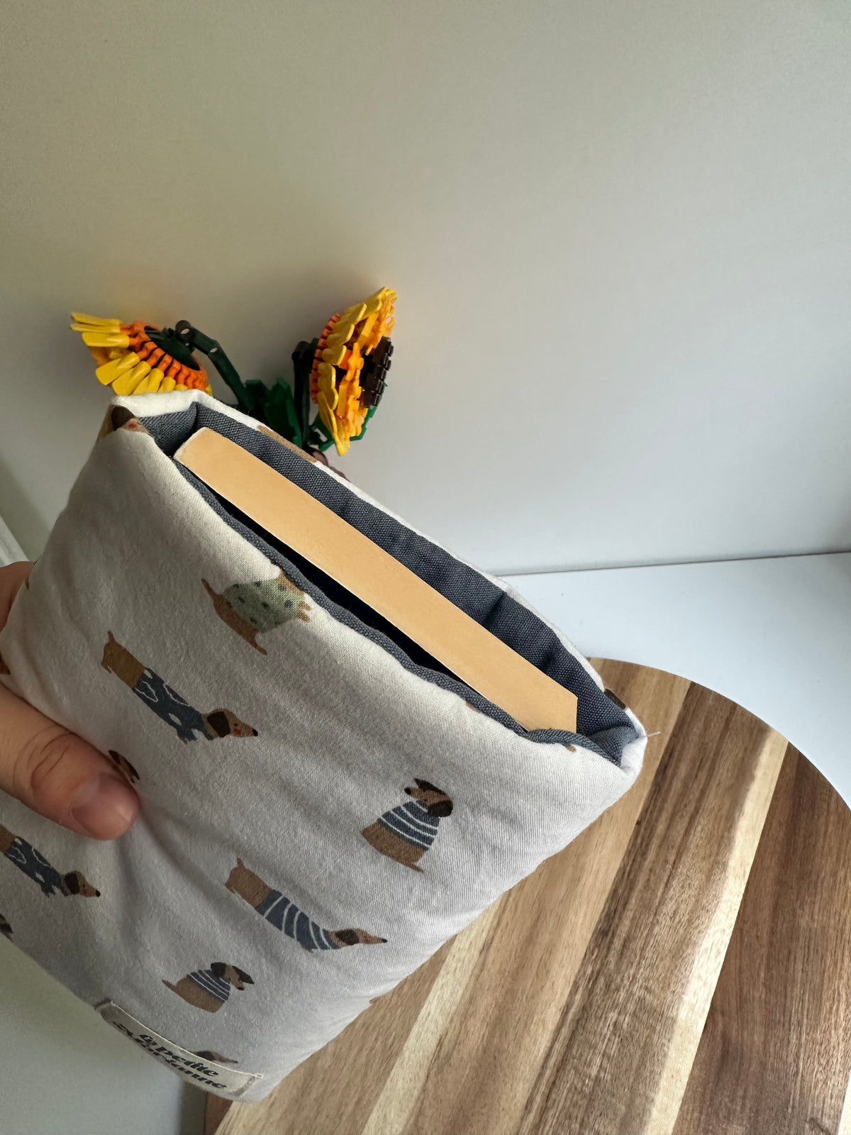 Housse à livre Teckels - Poche