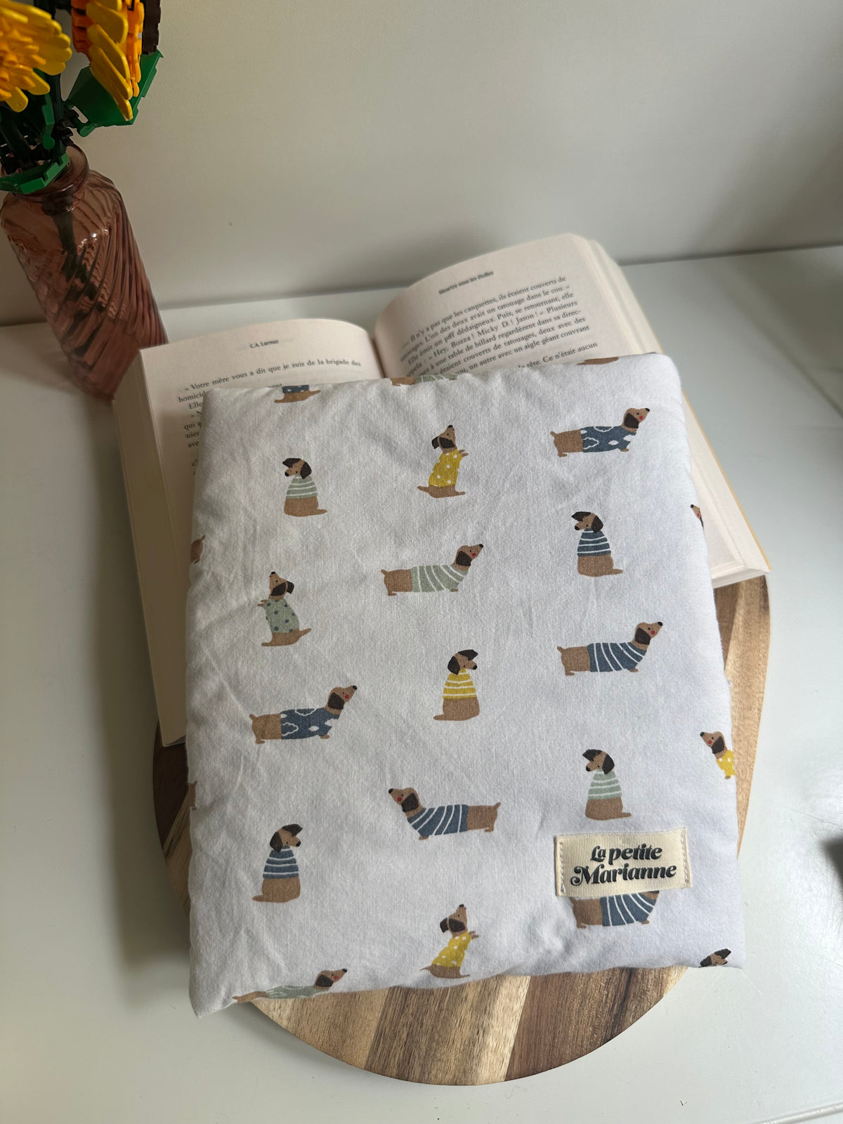 Housse à livre Teckels - Broché
