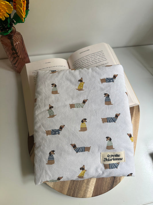 Housse à livre Teckels - Broché