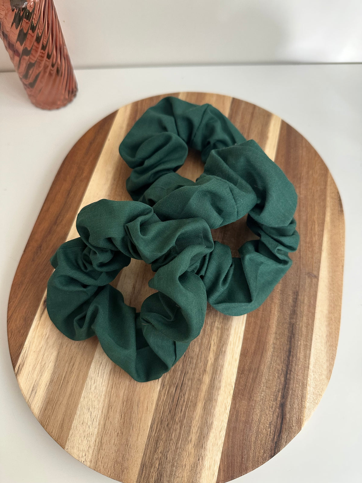 Chouchou vert sapin