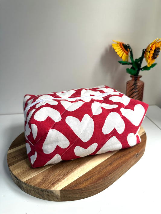 Trousse de toilette coeurs