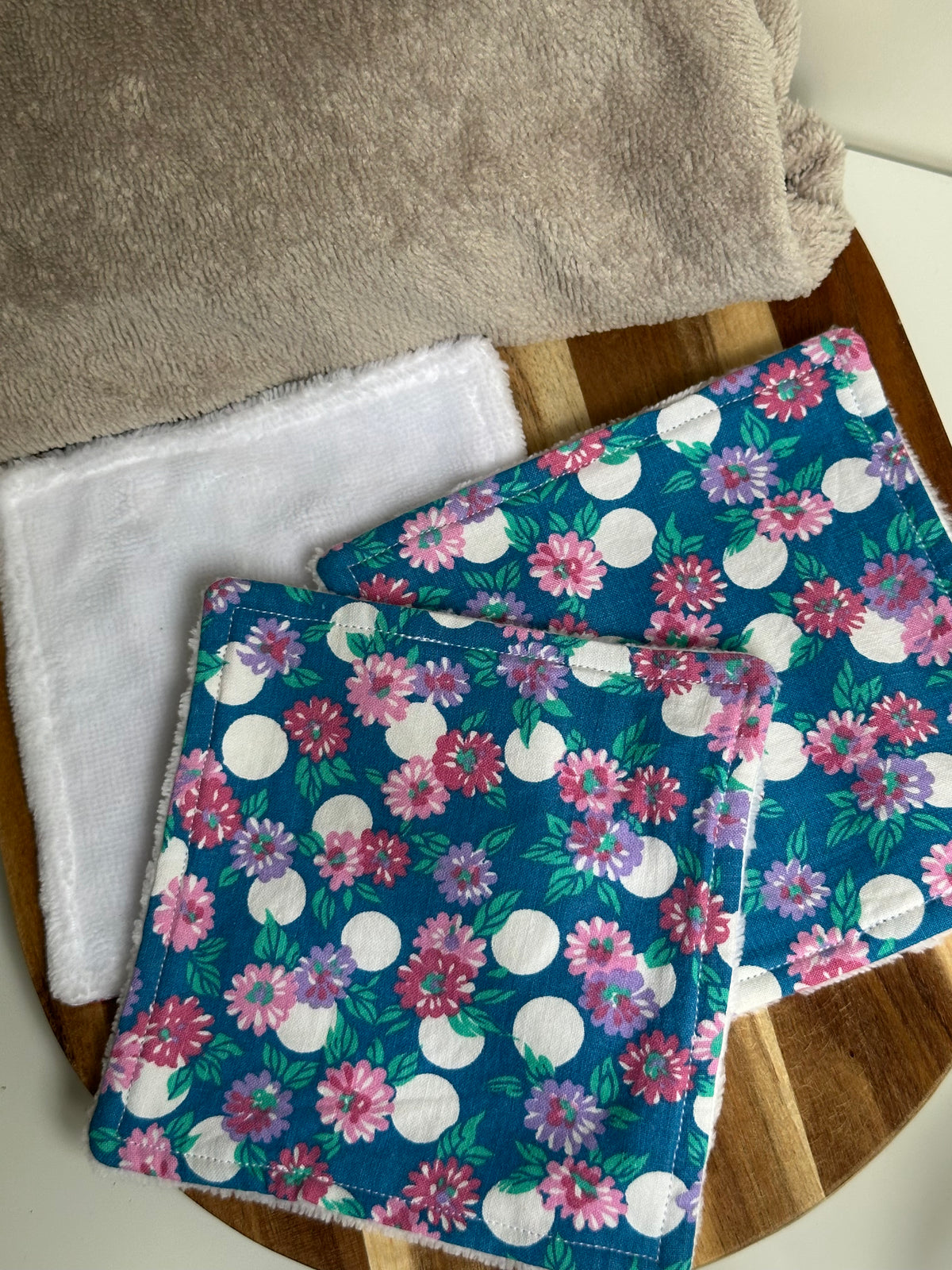 Coton fleurs vintage - taille 2