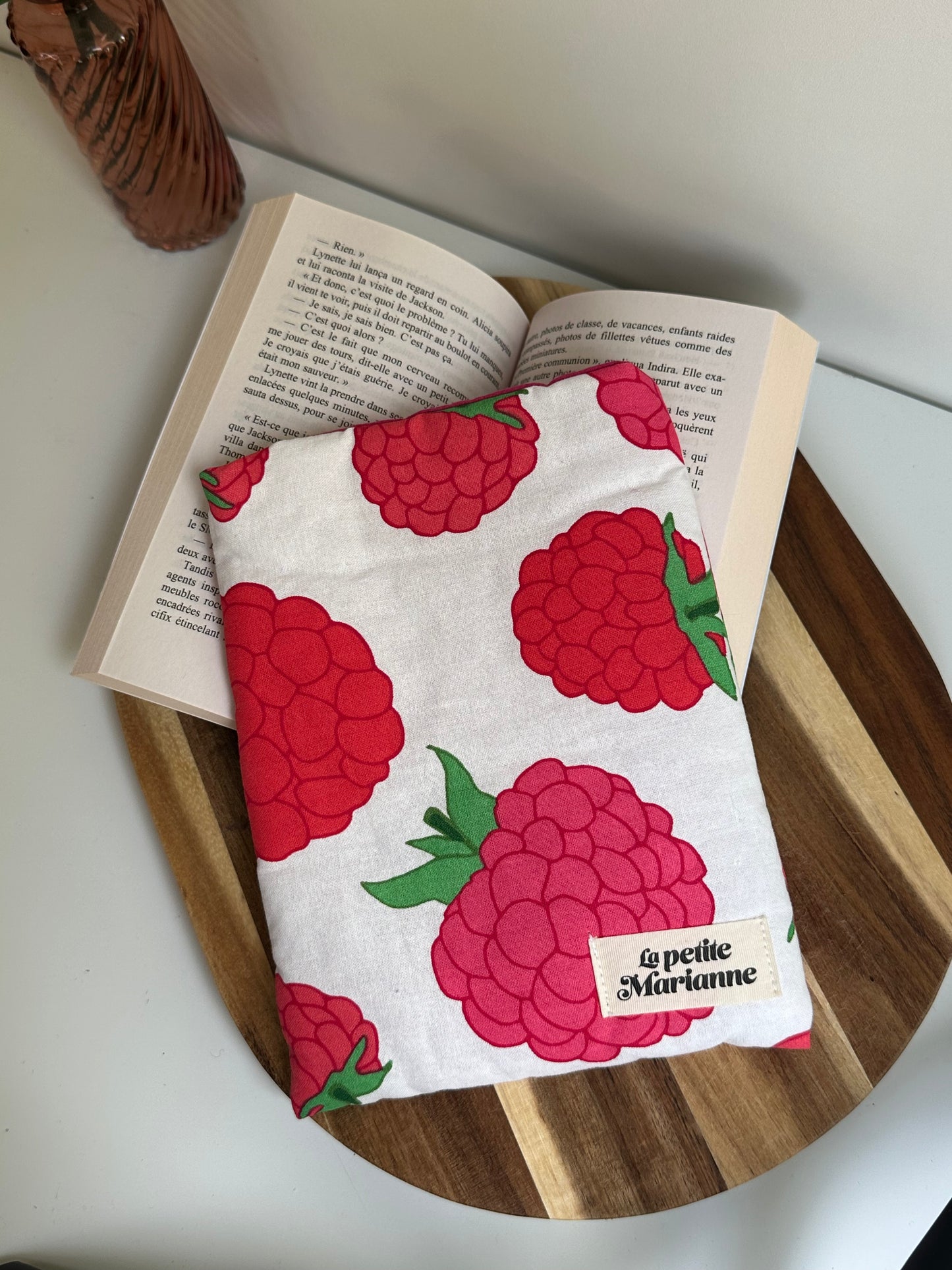 Housse à livre Framboise - Poche