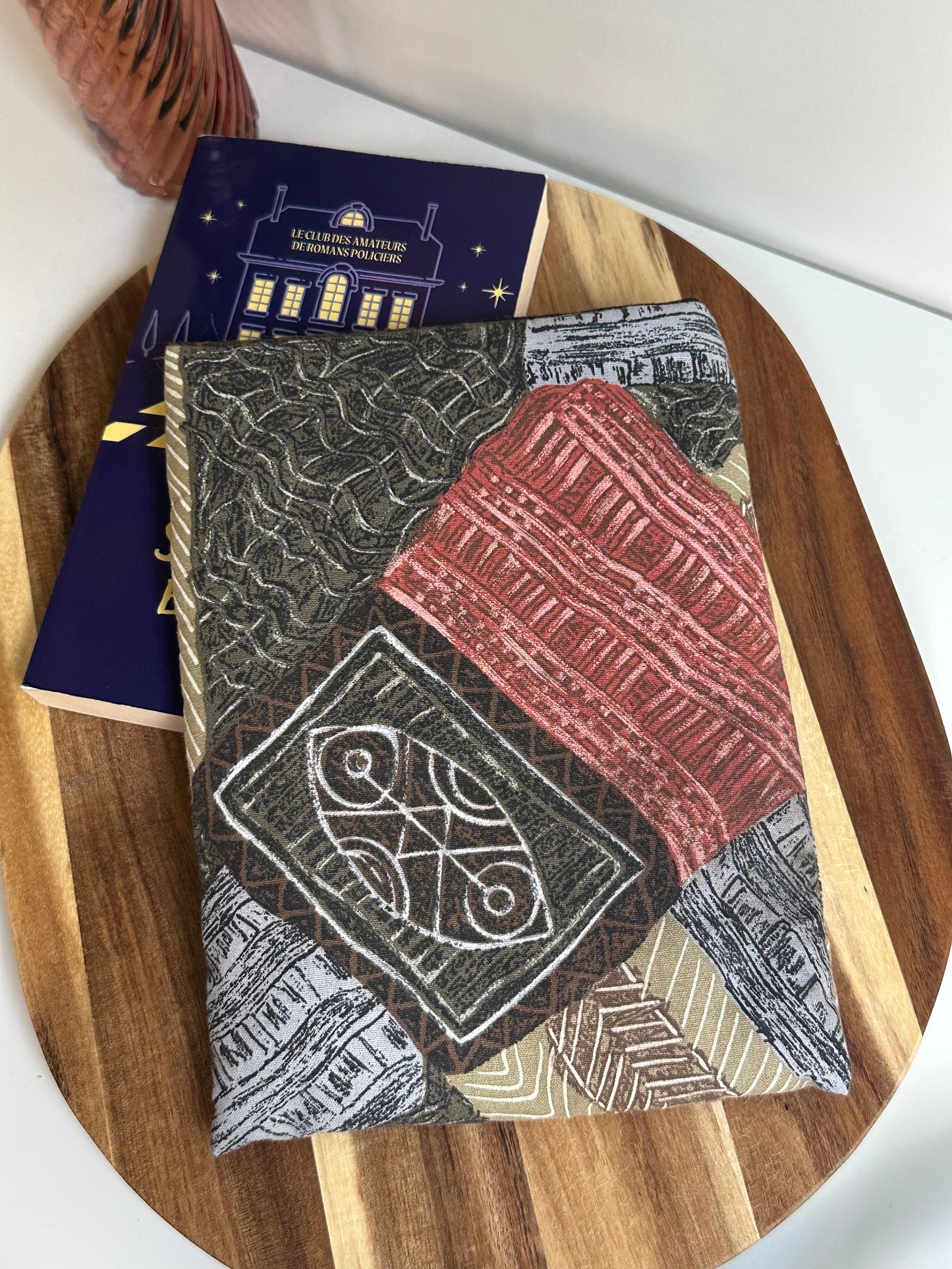 Housse à livre poche marron