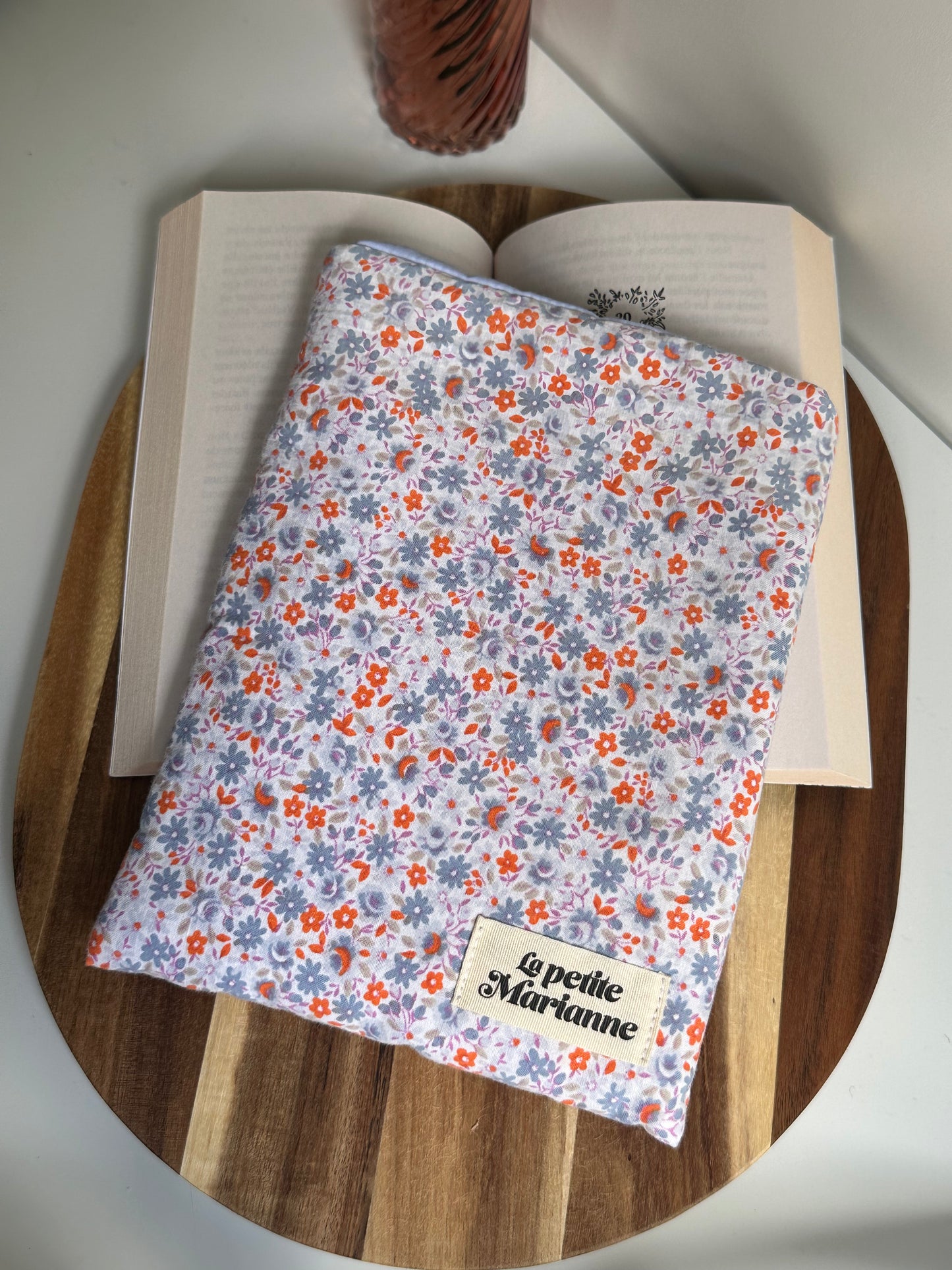 Housse à livre floral - Format poche