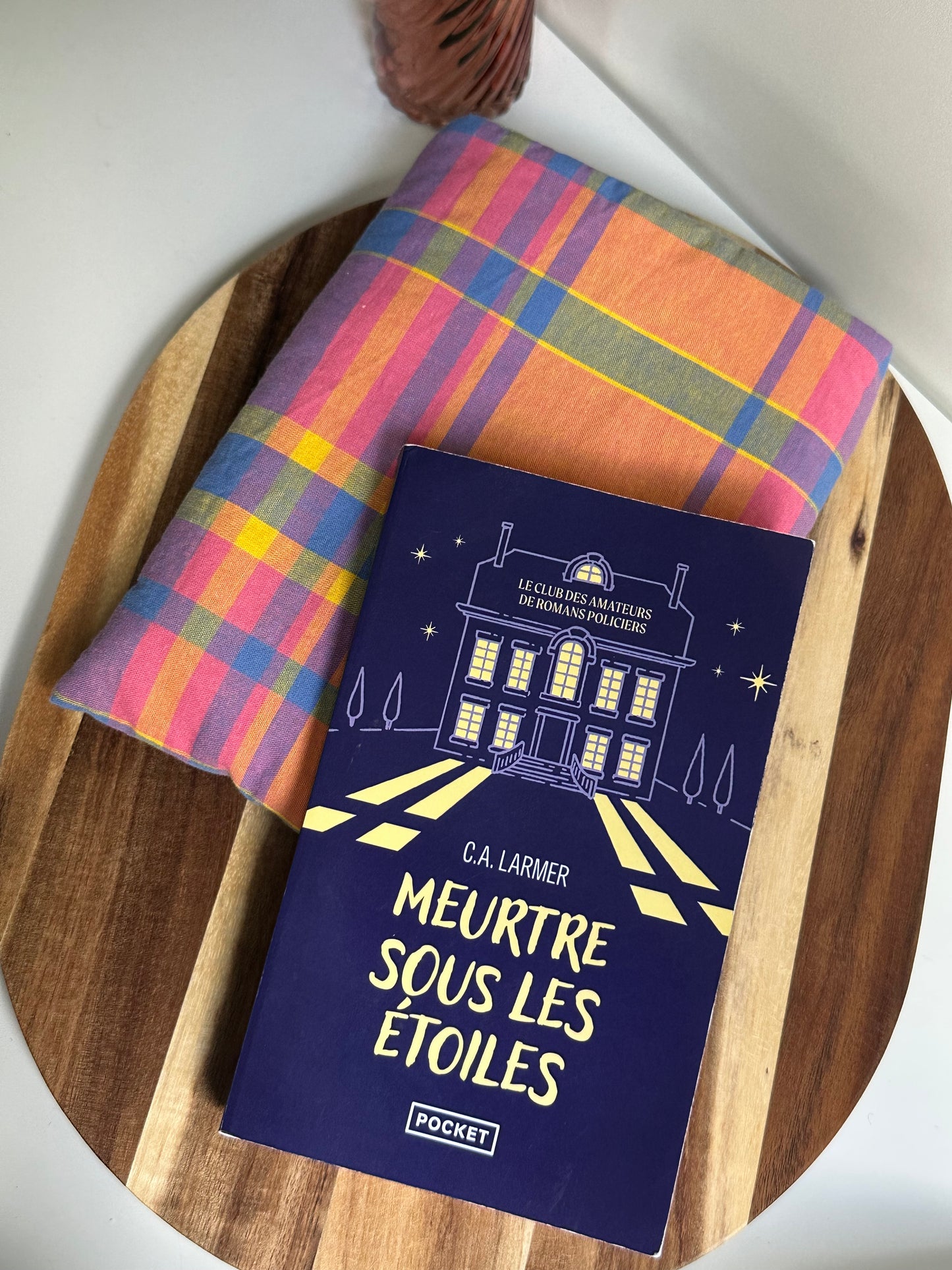 Housse à livre madras - poche