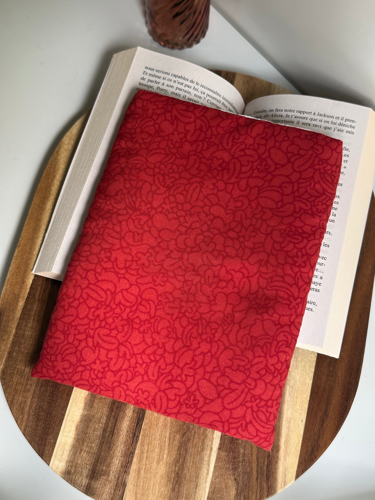 Housse à livre rouge - poche
