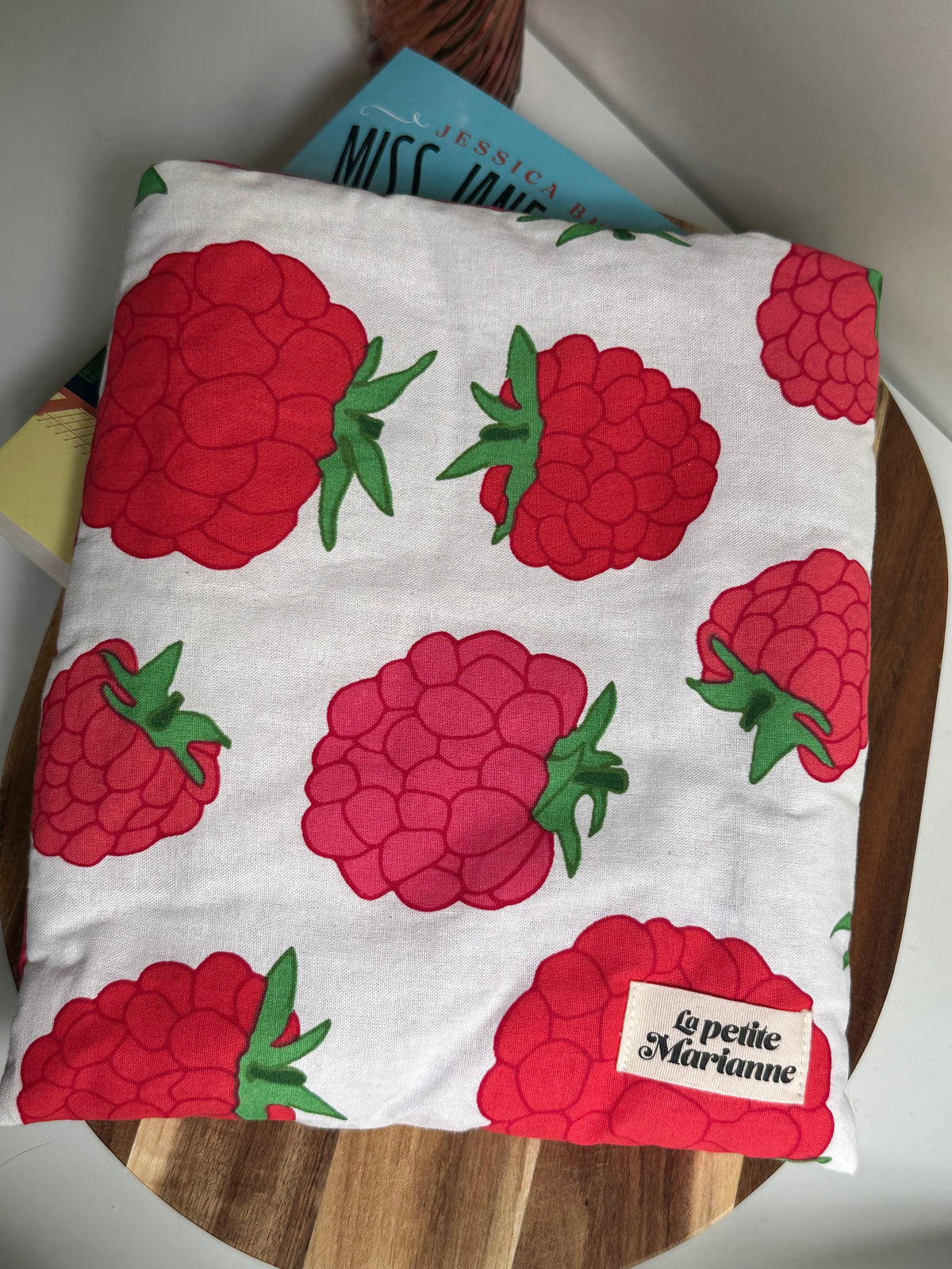 Housse à livre Framboises - Broché