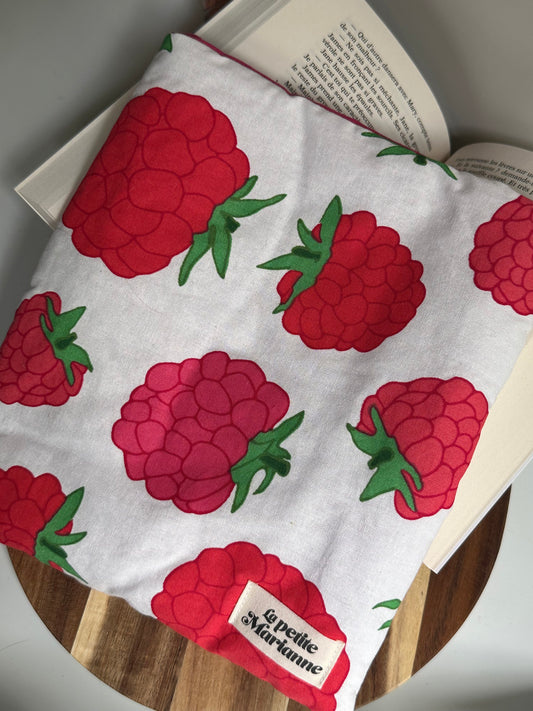 Housse à livre Framboises - Broché