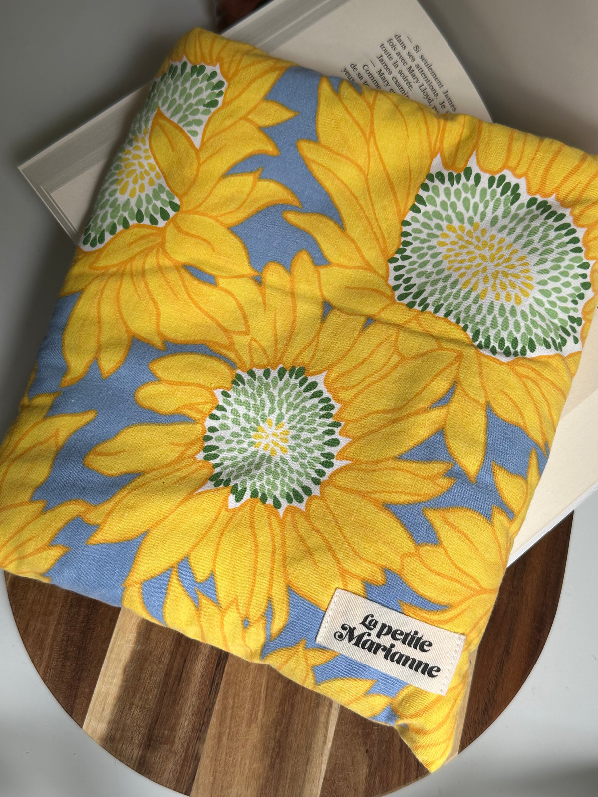 Housse à livre tournesols - Broché