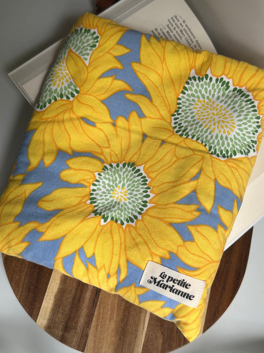 Housse à livre tournesols - Broché