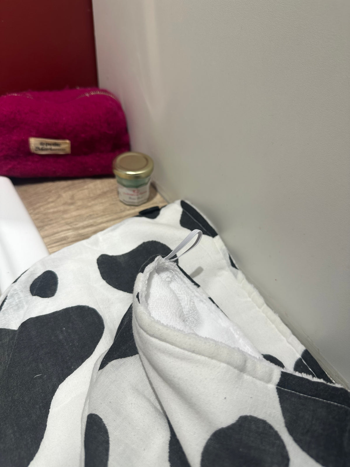 Serviette pour cheveux vache