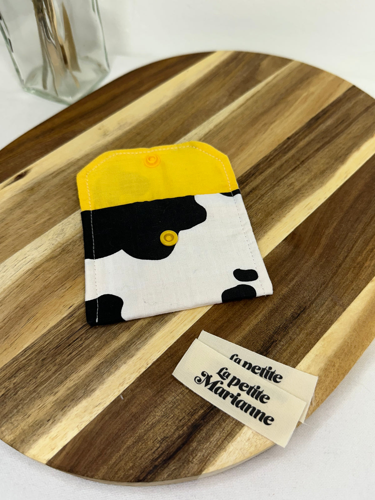 Porte-cartes vache
