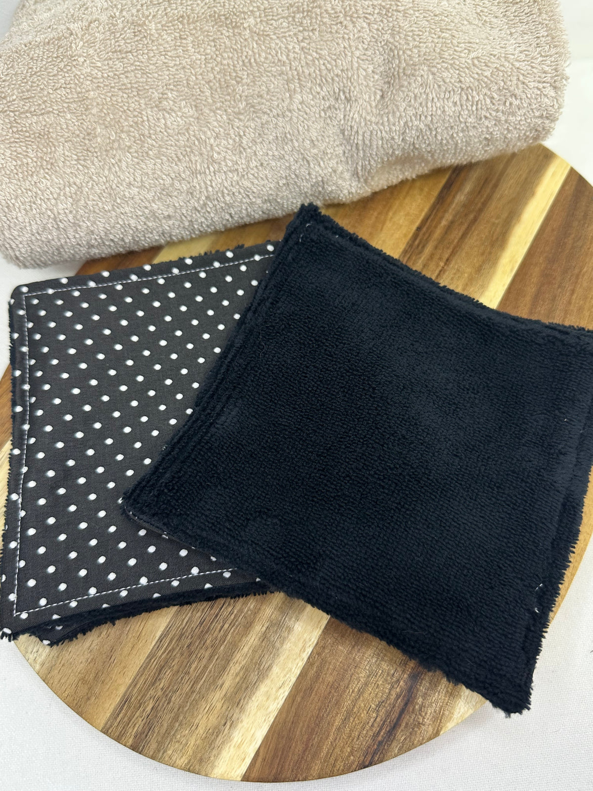 Cotons noirs à pois - Taille 2