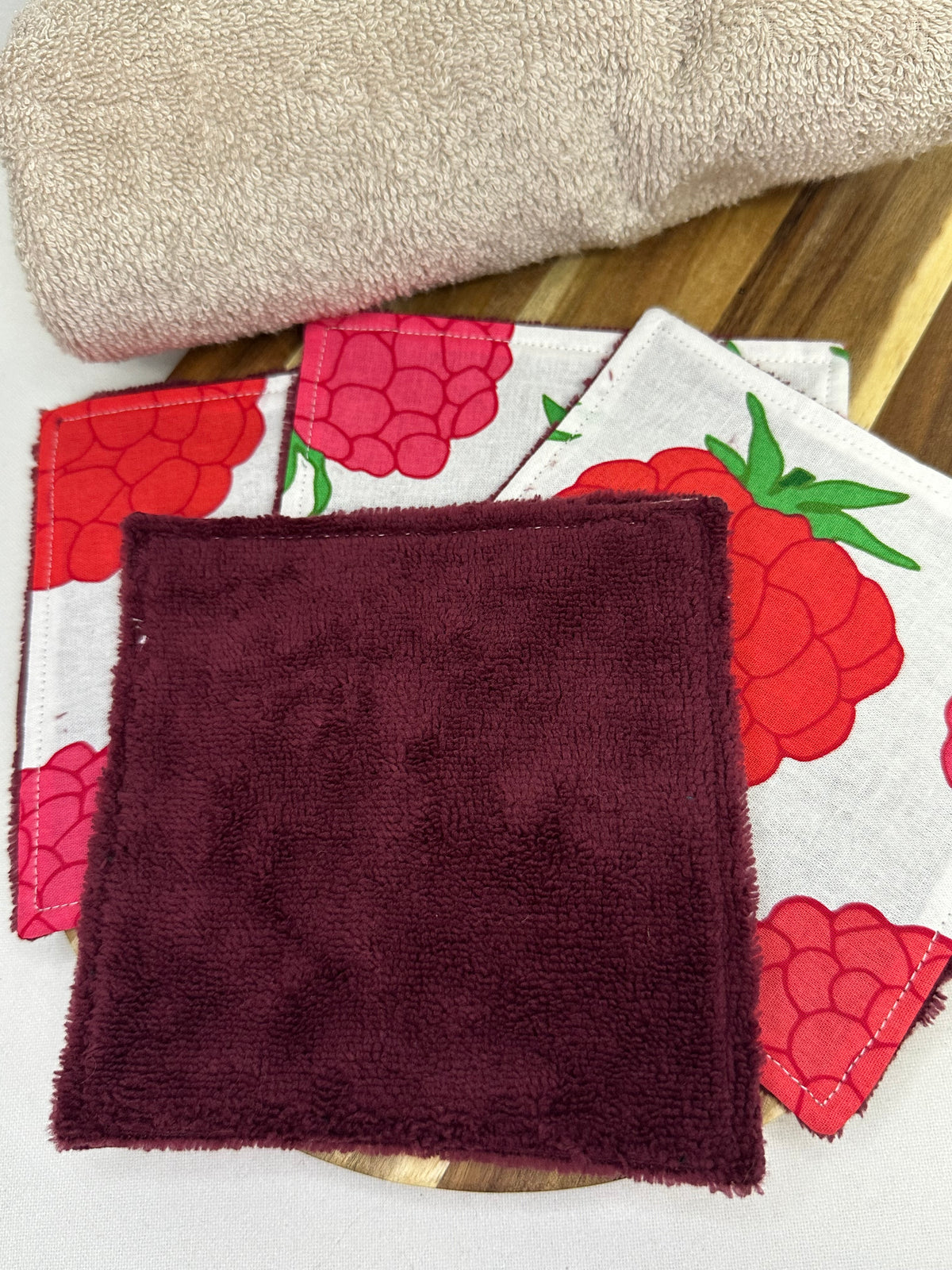 Cotons Framboises - taille 2